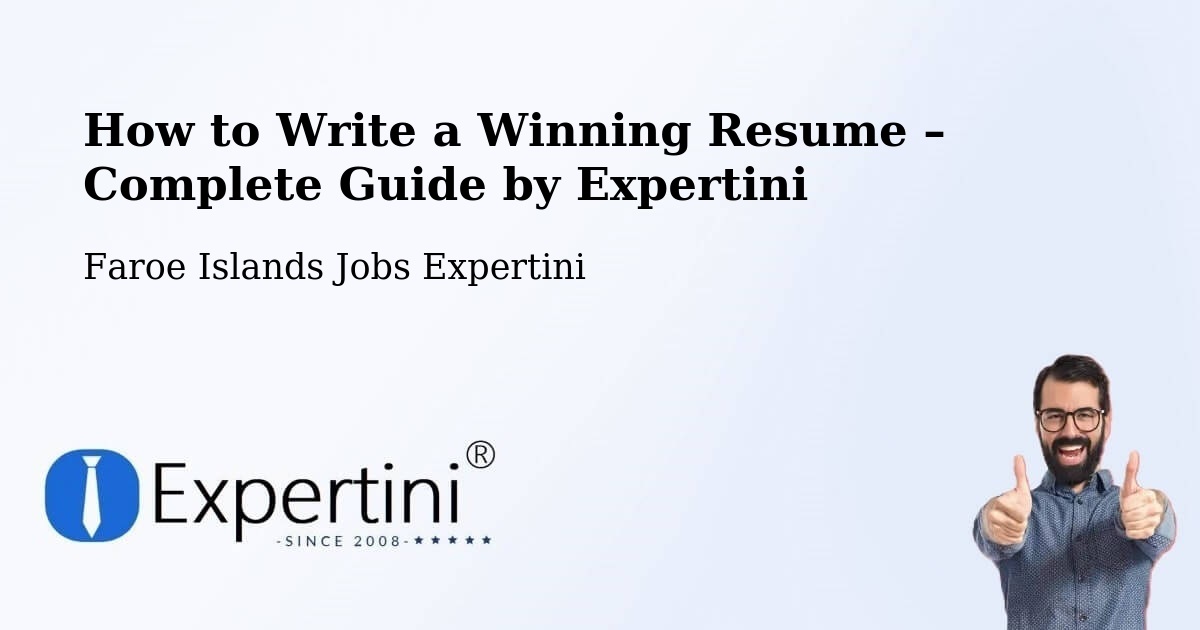 Resume Writing Guide for Job Seekers – Skarð - Skarð, Faroe Islands Jobs Expertini
